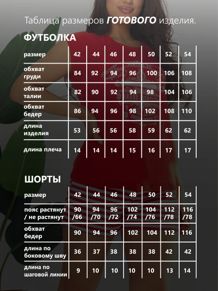 Костюм женский кулирка с шортами Костюм женский кулирка с шортами